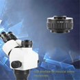 thumbnail image 2 of C Mount Adapters Lens 0.35X CCD for Trinocular Stereo Microscope Camera 38MM Interface Increased Fie, 2 of 5
