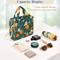 thumbnail image 5 of FORMRS Womens Corduroy Tote Bag Crossbody Shoulder Handbag with Pocket, Orange Leaves, 5 of 7