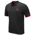 thumbnail image 2 of Men's Colosseum Black Louisville Cardinals Big & Tall Santry Polo, 2 of 3