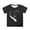 1#Black, variant on Kiijoy Toddler Girls Graphic T-Shirt Short Sleeve Crew Neck T Shirt for Kids, Sizes 3-4