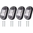 thumbnail image 1 of 4X4Leds Luces laterales Luz delantera trasera Luces de liquidación Luces de posición LED impermeables 12V 24V Universal para remolque Van Caravana Camión Autobús-Blanco, 1 of 5