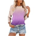 thumbnail image 2 of Fanxing Raglan Sleeve Tshirts for Women 3/4 Sleeve Shirts Summer Tops Crewneck Baseball Tees Shirt Multicolor,XL, 2 of 8