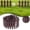 Coffee, variant on Miniature Wood Garden Edging, Wooden Fence Border Decorative Small Picket Panels For Flower Bed Barriers And Landscape Fencing,Indoor Outdoor Garden Edging Decorative (1.96" H X 35.43" L, White)