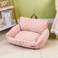 thumbnail image 4 of Cute Dot Dog Mat Soft Cat Sofa Beds Portable Dog House Kennel Warm Dog Beds for Small Medium Dogs Pet Sleeping Cushion ShopWise Round, 4 of 10