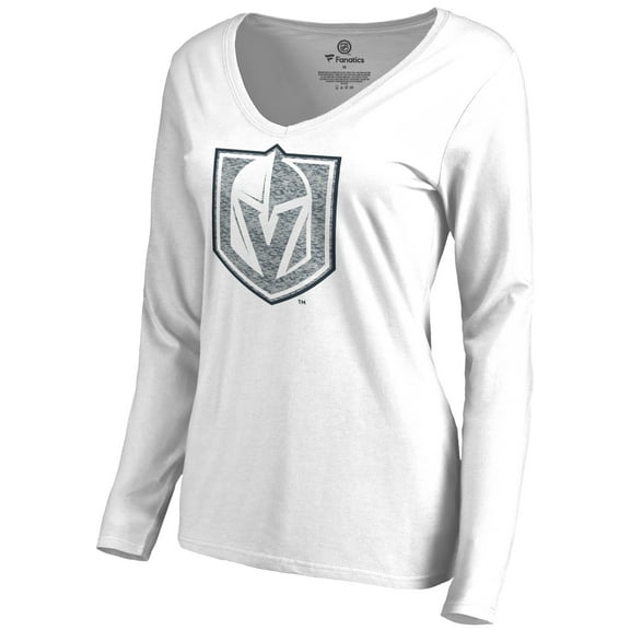 Women's White Vegas Golden Knights White Out Long Sleeve T-Shirt