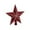 B, variant on CuiLiyq Mini Christmas Tree Topper Small Star, Treetop for Christmas Tree Star Ornaments Decorative for Home Xmas Holiday Party, Red, 7.87 Inch