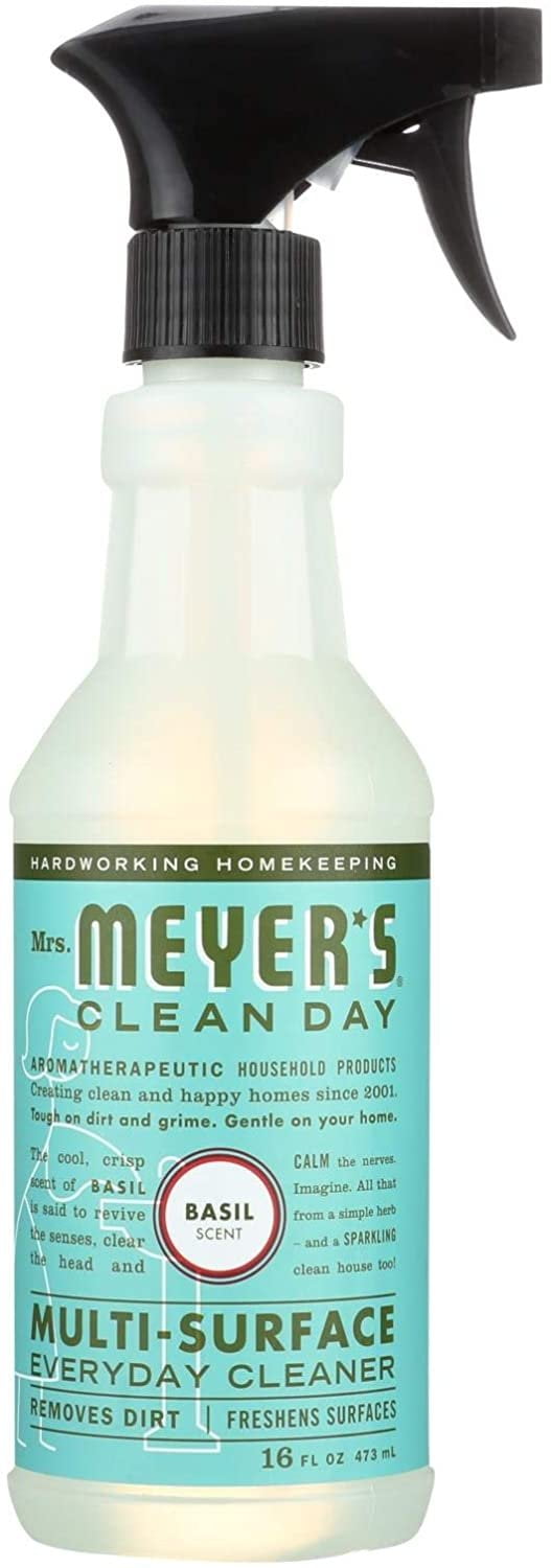 Mrs Meyers Clean Day MultiSurface Everyday Cleaner, Basil 16 oz Pack of 6