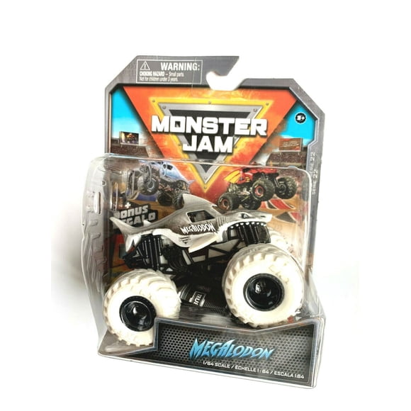 Vehículo de Juguete Monster Jam Megalodon Escala 1:64 Fundido a Presión