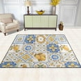 thumbnail image 3 of Dreamtimes Lemons Area Rug, 80"x 58" Pet & Child Friendly Carpet for Living Room Bedroom Dining Room,Indoor Outdoor Soft Rug Washable Non Slip Comfortable Area Rug, 3 of 6