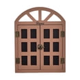 thumbnail image 1 of yuksok Window View Chalkboard Message Board Hanging for Restaurant Menu Bedroom Brown, 1 of 9