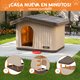 thumbnail image 5 of Casa Para Perro Mediano Poli Pets Galway Ideal Para Razas Medianas Color Café, 5 of 8