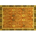 thumbnail image 1 of Ahgly Company Indoor Rectangle Oriental Yellow Traditional Area Rugs, 7' x 9', 1 of 4