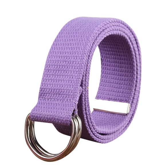 Yanyanz Belt Men, Men Women Fashion Waist Belt Narrow Stretch Dress Belt Pants Belt Buckle Canvas Waistband, Fashion Belts F One Size