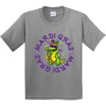 thumbnail image 3 of Inktastic Mardi Gras Party Alligator Youth T-Shirt, 3 of 5