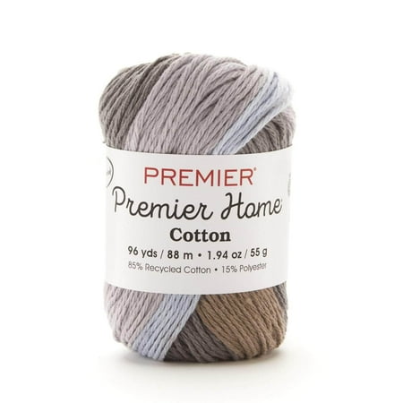 UPC: 0847652075372 | Premier Yarns Home Cotton Yarn – Multi-Granite Stripe