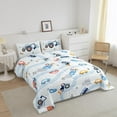 thumbnail image 2 of Erosebridal Tractor Comforter Construction Bedding Set Queen Cartoon Truck Car Comforter, 2 of 6