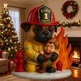 thumbnail image 2 of 2025 Firefighter Christmas Statue Decorations, Figurine Home Tabletop Decorations,Festive Firefighter Ornaments for Decorating Christmas Trees,Gifting to Firefighters, Colleagues or Loved Ones,B, 2 of 9