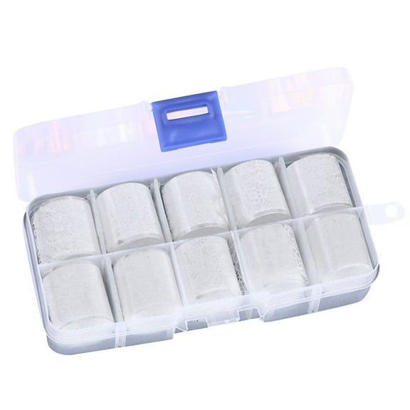 Nail Stickers Sticker Foil Paper Wraps 10 Transfer Flower Art for Nail Design