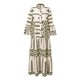 thumbnail image 3 of WILLBEST Vestido Informal de Manga Larga para Mujer, Cuello En V , Talla Grande, Largo Escalonado, Bohemio, Holgado, para Playa Mediana​​, 3 of 3