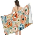 thumbnail image 2 of PHYHOO Little Cute Flowers Printed Microfiber Sand Free Pool Towel Lightweight Oversized Quick Dry Absorbent Compact Travel Must Have for The Swimming, Yoga, Camping, Summer Cruise Shi 30x60in, 2 of 8