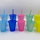 thumbnail image 3 of S Botella de agua portátil reutilizable Pp Girl taza con purpurina para exteriores, 3 of 5