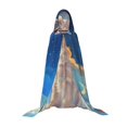 thumbnail image 7 of Honeii Starry Sky Cloud Dog Print Poncho Cape, Cloak Coat, Snuggly Hooded Wearable Blanket, Hooded Cape For Teenagers,Halloween Costumes-Small, 7 of 7