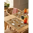thumbnail image 4 of 4/6 Pcs Placemat Coffee Coffee Beans Coffee Cup Kitchen Placemat Home ration Dining Table Mats Coffee Coaster Mat, 4 of 5