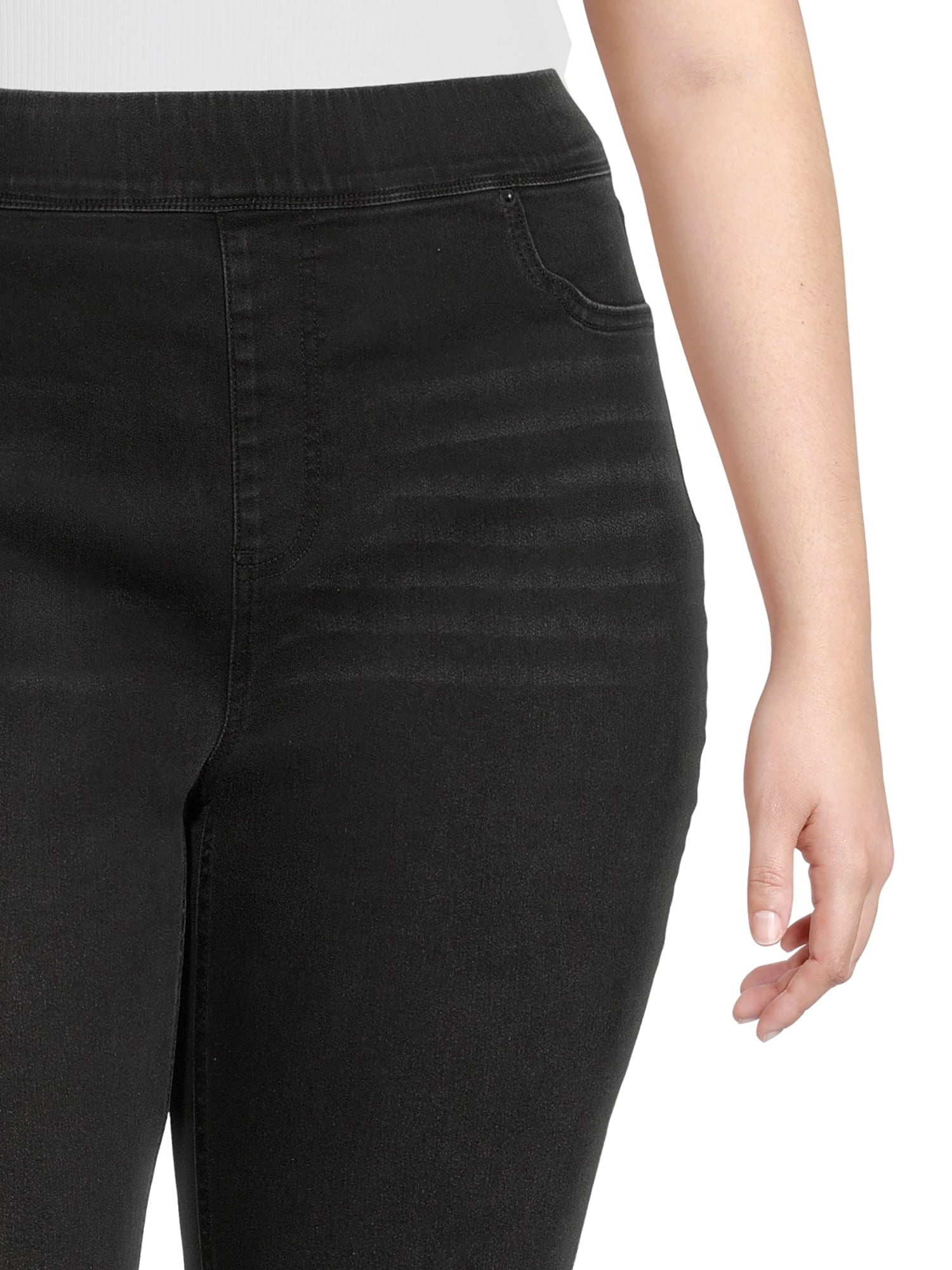 Terra & Sky Women's Plus Size Jeggings, 28" Inseam, Sizes 0X-5X, Single and 2-Pack