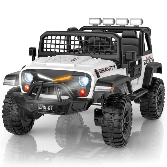 L10 APEX 24V 4WD Ride On Car for Big Kids, 2-Seater Electric Vehicle with Remote Control, LED Lights & Music, Exciting Christmas Surprise for Children