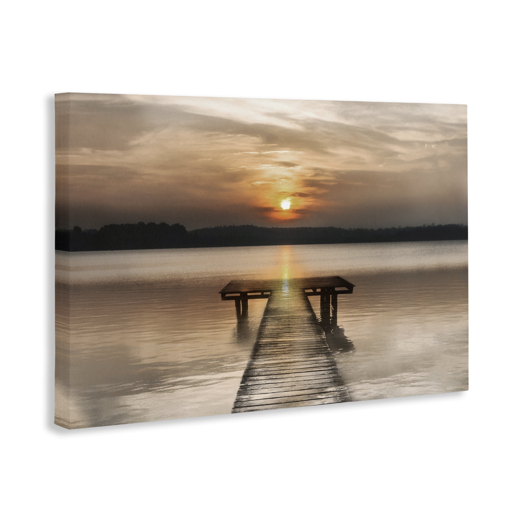 Stupell Industries Centric Reflective Sunrise Canvas Wall Art, design by Irene Weisz