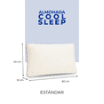 thumbnail image 5 of Pack 2 Almohadas Spring Air Cool Sleep Memory Foam, 5 of 5
