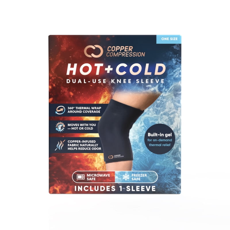 CopperFreeze® Hot + Cold Therapy Knee Sleeve by Copper Compression®