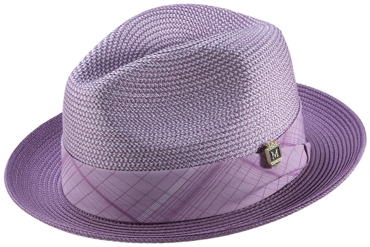 Montique Lavender Two Tone Snap Brim 