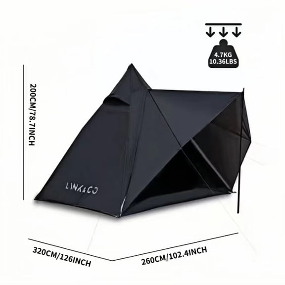 Family Camping Tent, Cotton Canvas Yurt Outdoor Adult Tents For Adults Camping Outdoor Tents, 4 Season Outdoor Camping & Hunting Tent