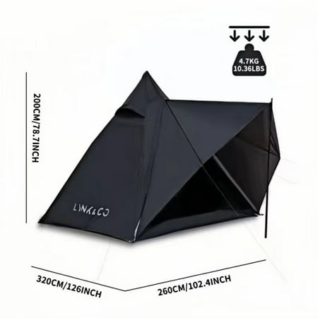 Family Camping Tent Cotton Canvas Yurt Outdoor Adult Tents For Adults Camping Outdoor Tents 4 Season Outdoor Camping & Hunting Tent