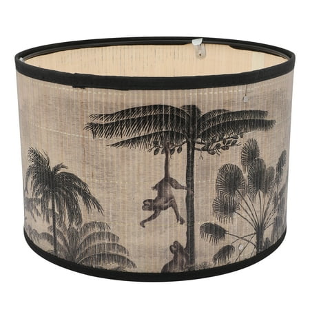

Lamp Lampshade Cover Shade Ceiling Fixture Vintage Light Shadesreplacement Table Weaving Desk Rattan Japanese Rustic