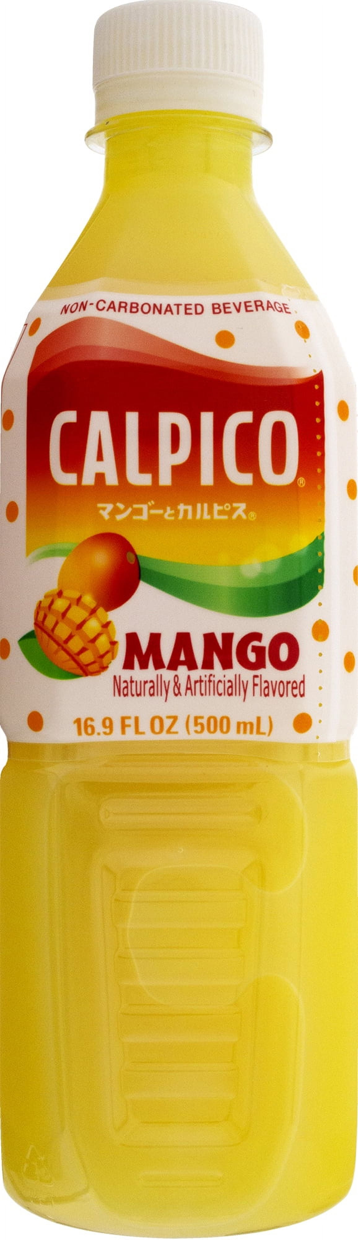 (4 pack) Calpico Drink Mango ,16.9 FL OZ.