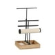 thumbnail image 2 of Soporte organizador de joyas, soporte para collar en forma de T con Base de madera, soporte organizador de pendientes, organizador de joyas para, 2 of 9
