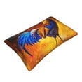 thumbnail image 3 of Bixox Colorful Rooster Printed Pillow Protector,Super Soft Ideal for Home,Guests,Rentals - 20"x30", 3 of 8