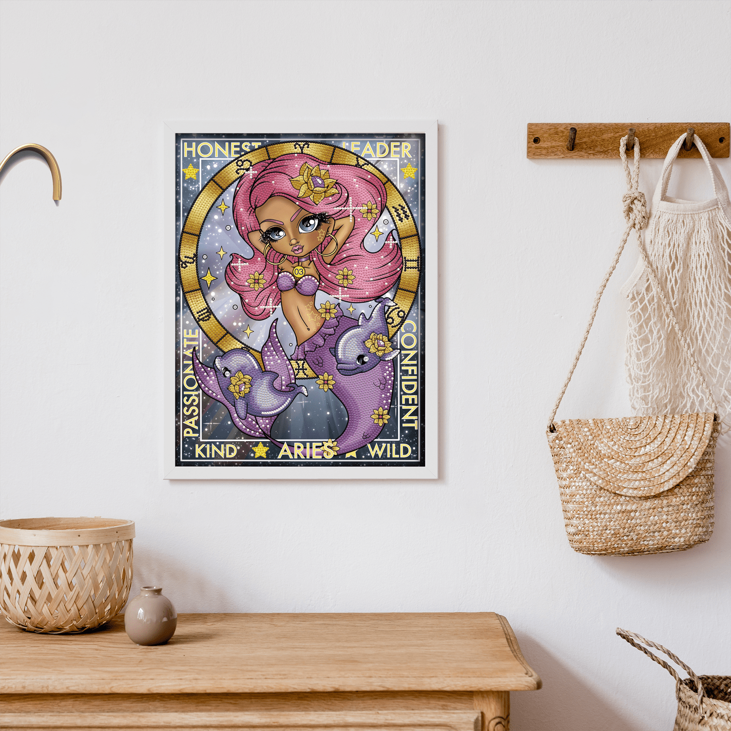 Diamond Dotz Aries Diamond Painting Kits for Adults - Diamond Art Kits a Relaxing Creative Craft Kit with Dotz Gems 15.8x11.8