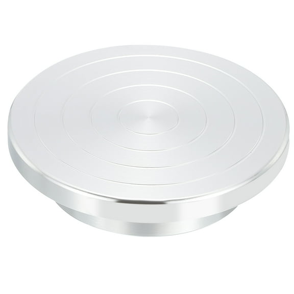 Uxcell Turntable Sculpting Wheel, 6 inch Dia Pottery Clay Rotation Turn Table Double Sided for Cake Decor Paint