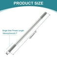 thumbnail image 2 of Uxcell 5pcs M6x120mm Double End Threaded Stud Screw Bolt with Nuts and Washers, 2 of 6