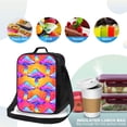 thumbnail image 4 of Picia Magic Mushrooms Lunch box Lunch bag for men women Large capacity Lunchbox Reusable Lunch bags Insulated Lunch bag Lunch box cooler, 4 of 9