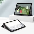 thumbnail image 2 of PANDACO Grey Leather Folio Case Google Pixel Tablet (2023), 2 of 3