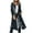 Gray, variant on Women Long Velvet Cardigan Trendy Jacket Elegant Back High Slit Open Front Blazer Suit for Dinner Party