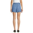 thumbnail image 5 of Time and Tru Women's Belted Utility Shorts, 5 of 6