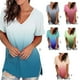 thumbnail image 3 of Camiseta degradada Sonducket mujer S-XXXL multicolor verano, 3 of 6