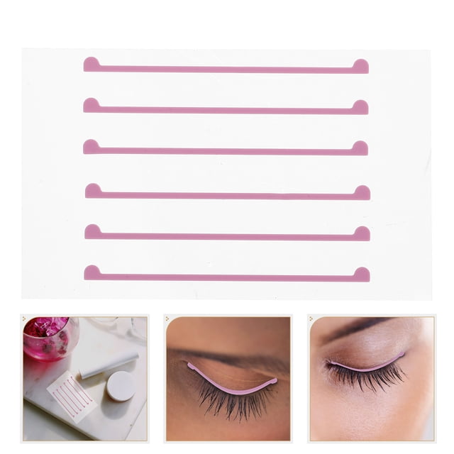 Raindrops 3Pair Violet Silicone Lash Lift Pads and Rods Reusable Lash Tools for Beauty Use