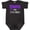Black Leopard, variant on Tougher Than Cystic Fibrosis Boys or Girls Baby Bodysuit