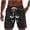 Black#men's novelty swim trunks, variant on UVEASISHA Mens Novelty Swim Trunks 3D Funny Face Print Elastic Drawstring Board Shorts Loose Fit Lightweight Quick Dry Beach Shorts with Pockets for Pool Parties Green L